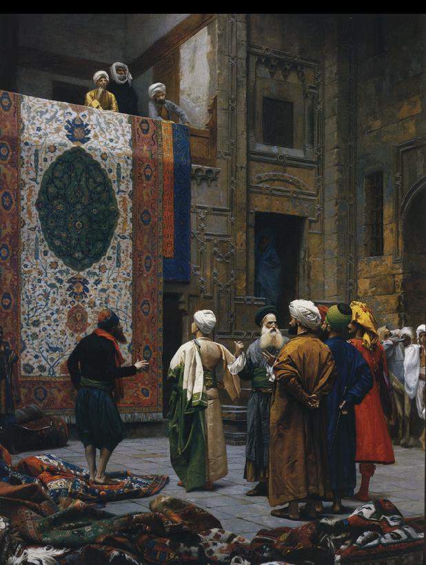 Jean - Leon Gerome The Carpet Merchant